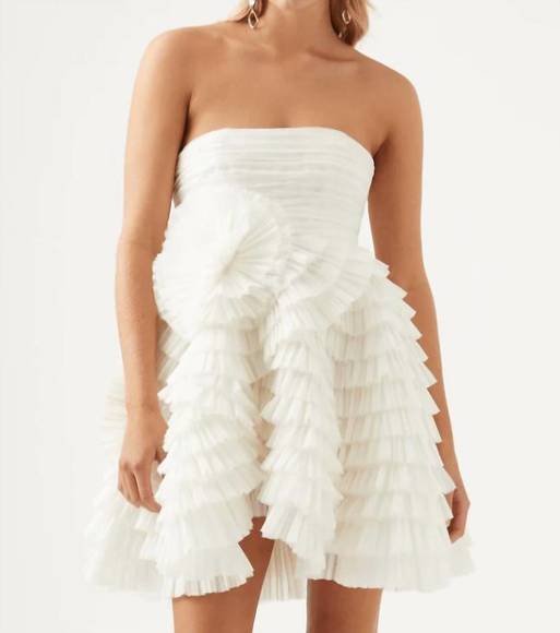 AJE. Dresses & Skirts - NEW AJE. expressive pleated mini dress in ivory